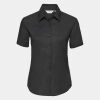 Russell Collection Ladies Short Sleeve Easy Care Oxford Shirt Thumbnail